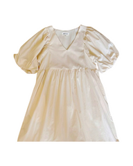 Beige Empire Waist Dress