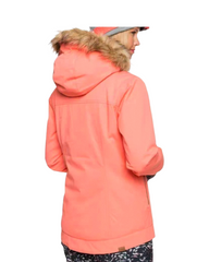 Insulated Waterproof Parka for Women with Faux Fur Hooded Winter Coat