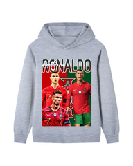 Ronaldo CR7 Graphic Kids Hoodie – Football Pullover Sweatshirt