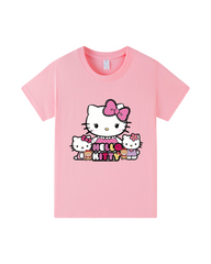 Hello Kitty Inspired Graphic Tee – Soft Cotton Cute Top
