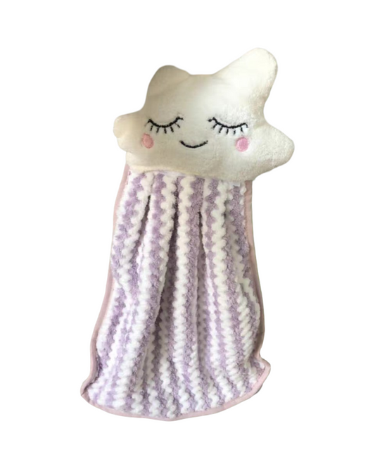 Kids' Hand Towel with Cloud Design