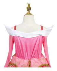 Deluxe Pink Ball Gown Costume - Princess Party & Cosplay Dress-Up Outfit