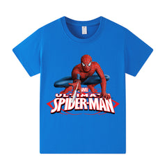 Marvel Spider-Man Graphic Print Kids Crewneck Cotton T-Shirt