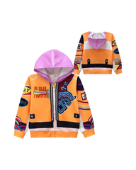 KPop Cartoon Girl Zipper Hoodie