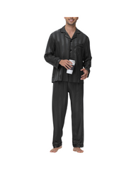 Men's Casual Stripe Pajama Set