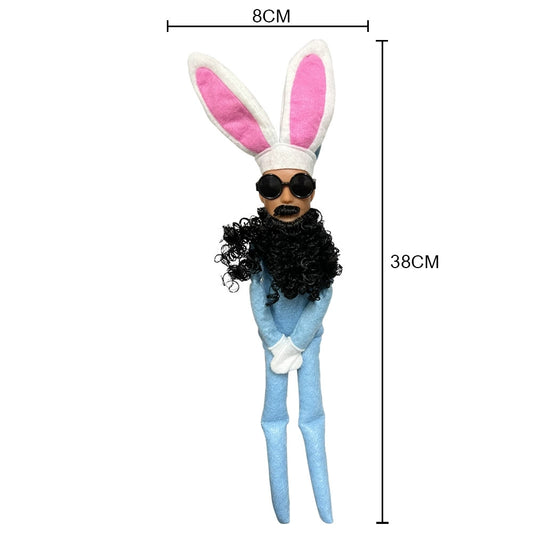 Bearded Easter Decoration Dolls with Bunny Ears