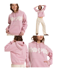Warm Floral Fleece Sweater Jumper