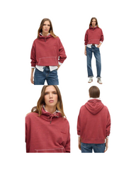 Cozy Oversized Hooded Sweatshirt – Women's Winter Activewear Outerwear