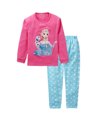 Ice Princess Long Sleeve Pyjama Set – Kids Snug Fit Sleepwear
