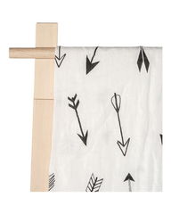 Cotton Wrap Blanket with Pattern