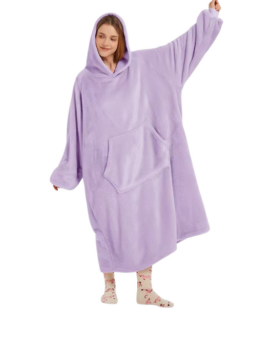 Oodie Adult Oversized Fleece Hoodie Blanket – Cozy Wearable Blanket for Loungewear & Sleepwear