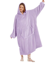 Oodie Adult Oversized Fleece Hoodie Blanket – Cozy Wearable Blanket for Loungewear & Sleepwear