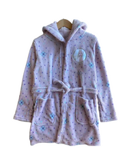 Elsa Print Kids Plush Bathrobe – Hooded Sleepwear