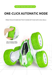 Full Rotation Remote Control Toy Stunt Car with Lights