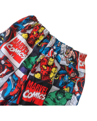 Marvel Superhero Comic Print Kids Pajamas Set - Long Sleeve Cotton Sleepwear