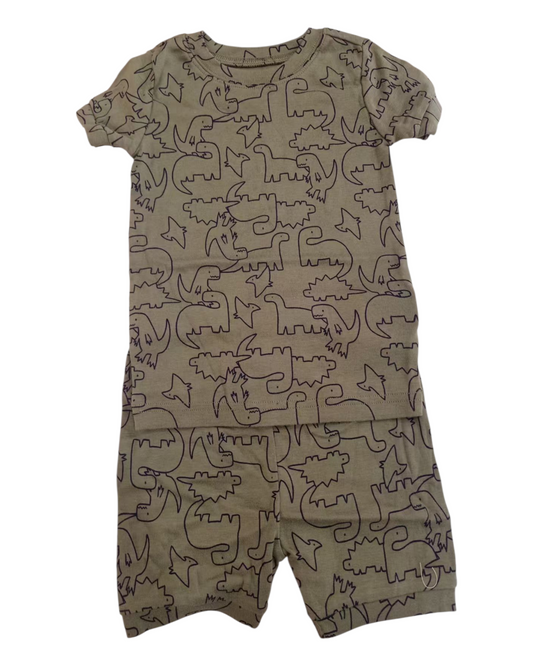 Playful Dino Baby T-shirt and Shorts Sets