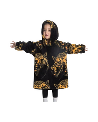 Oversized Wearable Blanket Hoodie Boys Cozy Fleece Pullover Oodie