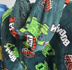 Boys' Oodie with Minecraft Print