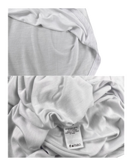 White V-Neck Women's T-Shirt - Casual Tunic Top