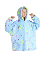 Oversized Fluffy Kids Oodie Blanket – Ultra-Soft & Warm