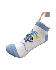 Disney Stitch Girls Graphic Low Cut Socks