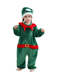 Festive Christmas Elf Outfit – Kids Holiday Costume Set for Kids