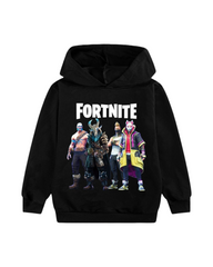 Gaming Graphic Pullover Kids Battle Royale Hoodie