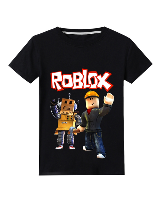 HERSE Boys' Roblox Cotton T-Shirt