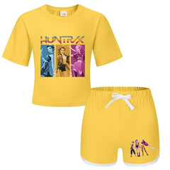 Kpop Demon Hunters Top & Shorts Power Set