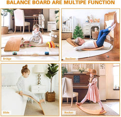 Wooden Wobble Balance Board