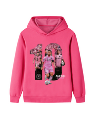 Lionel Messi Cotton Rich Jumper for Girls Kids Hooded Sweatshirt