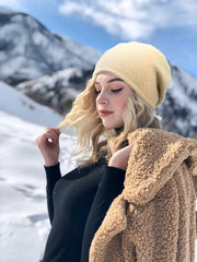 Women Cotton Cashmere Pullover Hat