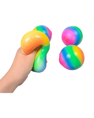 Colorful 7cm Sensory Fidget Squishy Ball - Tactile Stress Relief Toy for Anxiety & Focus