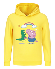 Boys' Graphic Hoodie with George Pig Design