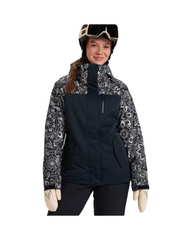 Lightweight Women's Hooded Ski & Snowboard Jacket – Waterproof Winter Sport Coat with Pockets