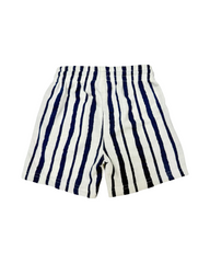 Striped Toddler & Kids Shorts – Elastic Waist Band Linen Blend