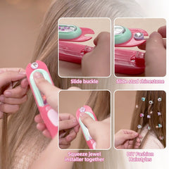 Hair Gem Stamper Kit - Bling Hair Jewels for Girls Toys