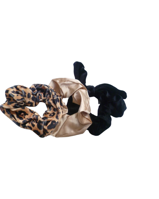 Fabric Elastic Hair Ties Ponytail Holders Set