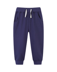 Cotton Fleece Joggers-Soft Casual Sweatpants for Kids