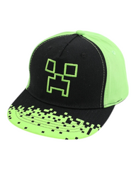 Minecraft Creeper Black and Green Caps