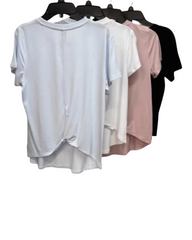 Activewear Twist Back Women's T-Shirt