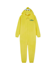 Plush Cartoon Character Adult Cotton Blend One-Piece Lounge Jumpsuit