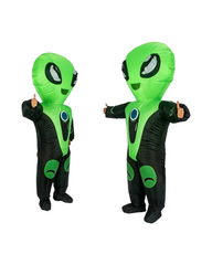 Inflatable Alien Pick Me Up Costume | Blow Up Alien Hugging Cosplay Suit