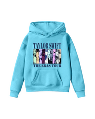Taylor Swift Eras Print Fleece Hoodie
