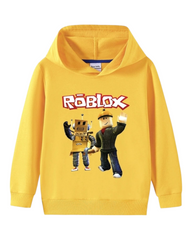 Girls' Graphic Hoodie with Roblox Design