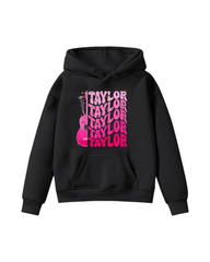 Taylor Swift Print Girls Outerwear Sweatshirt