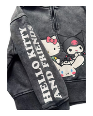 Long Sleeve Fleece Pullover Girls Mock Neck Character Jumper