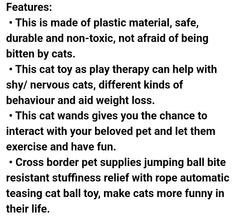 Interactive Cat Toy Ball with Rope – Automatic Moving & Jumping Pet Toy