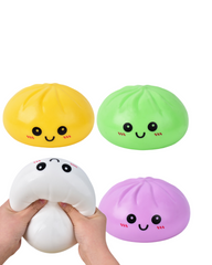 Jumbo 25cm Giant Dumpling Squishy Toy – Cute Kawaii Stress Relief Fidget Plush