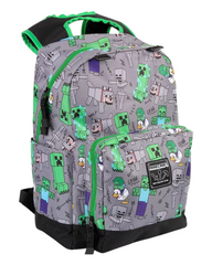 School Backpack with Minecraft Design